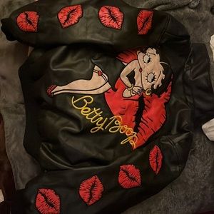 Betty Boop Authentic Leather Jacket